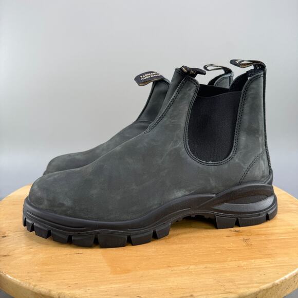 Blundstone 2238 Chelsea Boot Mens Size 12 US (11 AU) Elastic Sided Rustic Black - Picture 3 of 8